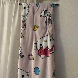 hello kitty easter blanket 