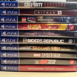PS4 Video Game Lot