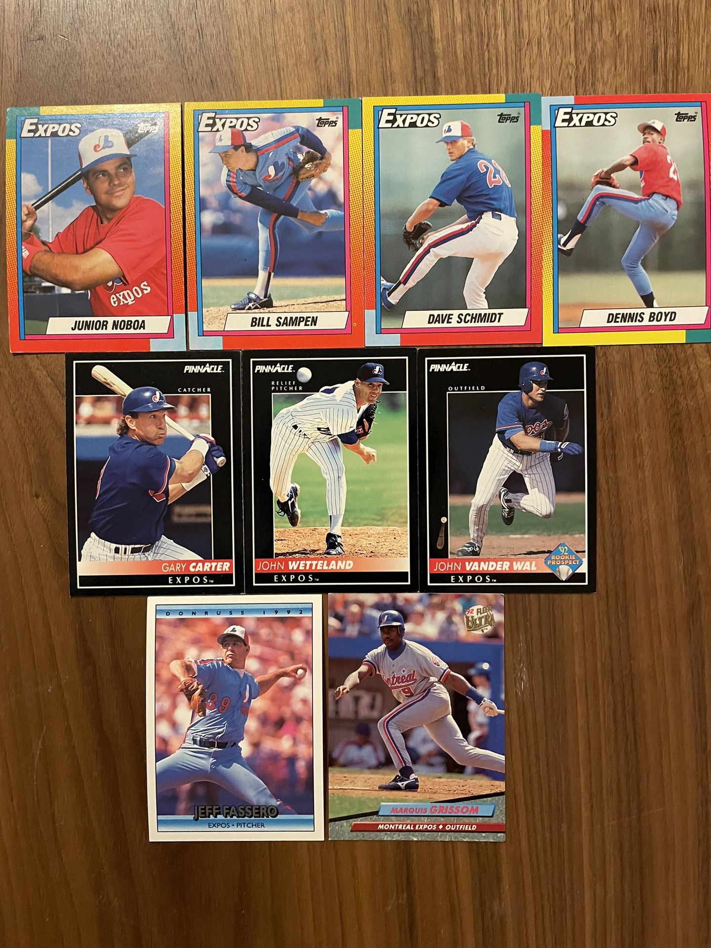 80s-90s Montreal Expos Baseball cards