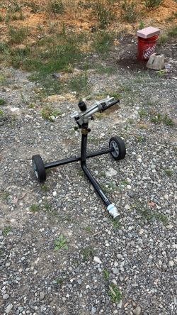 Strongway Wheeled Sprinkler Cart with Impact Sprinkler