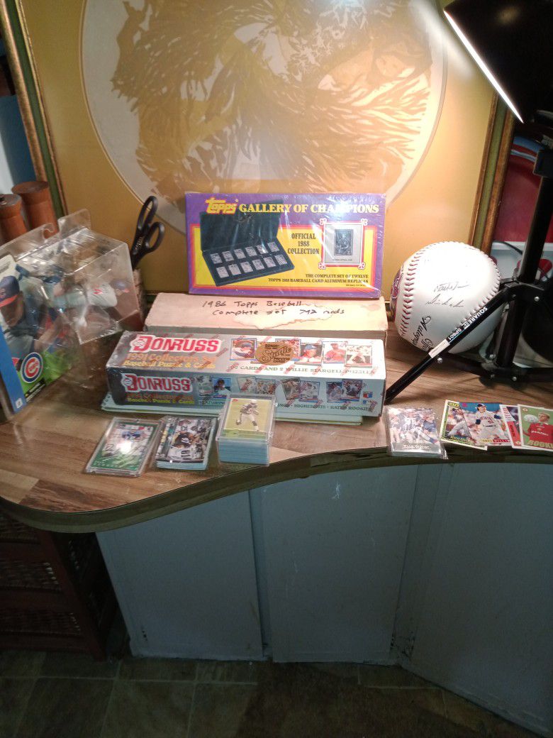 Baseball Card Collection And Extras