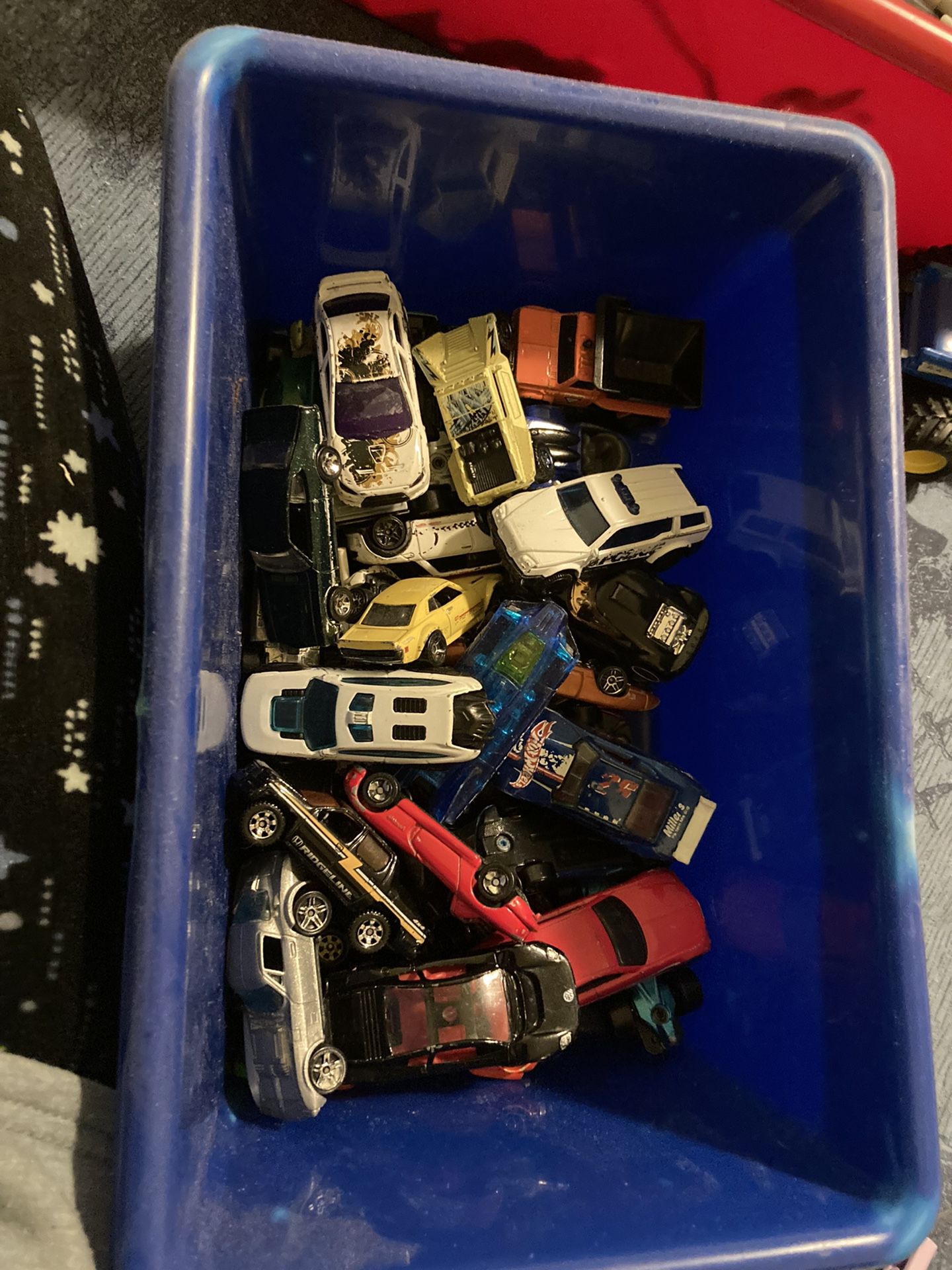 Box of Small Cars - 25 Cars