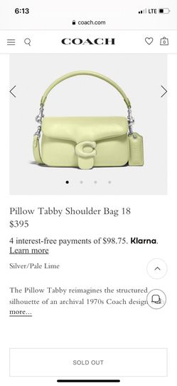 Coach Mini Tabby (lime)