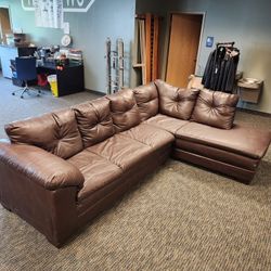Leather Sectional Couch