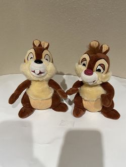 Vintage Disney Chip And Dale Plush Stuffed animals