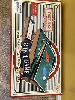 Ping Pong, Hockey And Pool All In 1