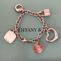 Tiffany & Co Charm Bracelet w/ Clasping Links