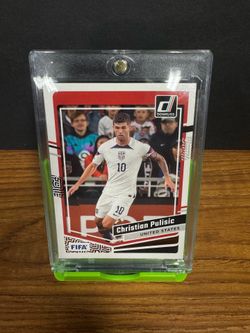 2023-24 Panini Donruss Soccer Christian Pulisic #59 base card, featuring him in his USMNT kit