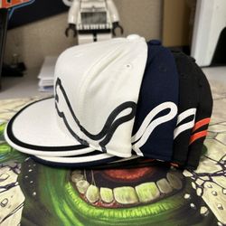 PUMA GOLF Cat Logo Rickie Fowler Monoline Fitted Golf Hats FLEXFIT 7 1/4 - 7 5/8