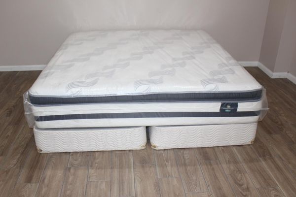 King Size Serta Hybrid Glenmoor Mattress For In Houston Tx King Size Serta Hybrid Glenmoor Mattress