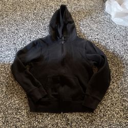 Plain Black Sweater Champion c9 Hoodie Youth Girls Boys Size Medium Zipper 