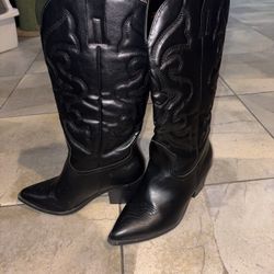 Black Cowboy Boots