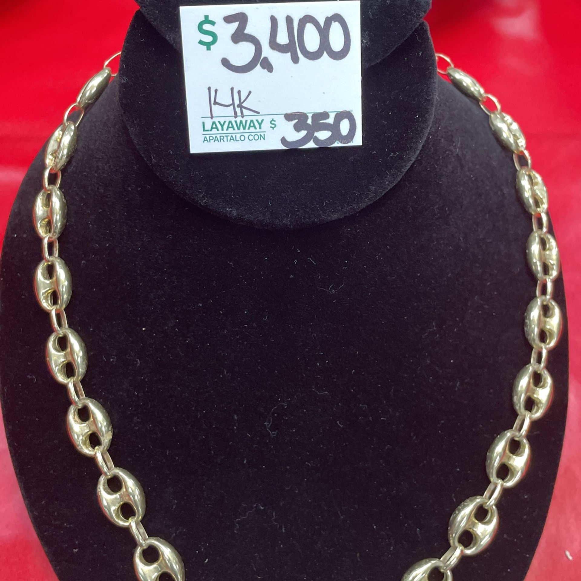 14k Gucci Link Necklace