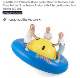 8FT Inflatable Dome Rocker Bouncer