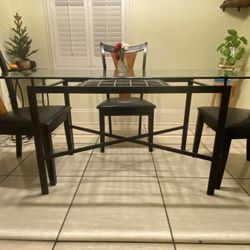 Glass Dining Table