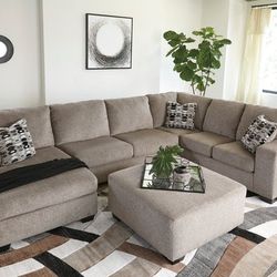 🚚Ask 👉Sectional, Sofa, Couch, Loveseat, Living Room Set, Ottoman, Recliner, Chair, Sleeper. 

✔️In Stock 👉Ballinasloe Platinum LAF Sectional