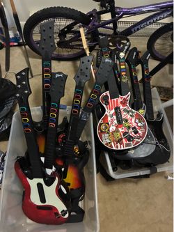 Guitar Hero guitars