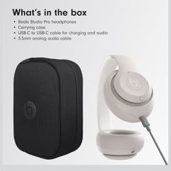 Beats Studio Pro-Premium Wireless Over-Ear Headphones- Up to 40-Hour Battery Life, Active Noise Cancelling, USB-C Lossless Audio, Apple & Android Comp