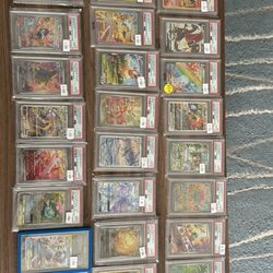 Graded Pokemon cards 