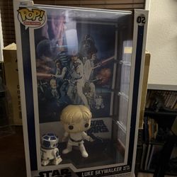 Star Wars Funko Pop Movie Poster Luke Skywalker 