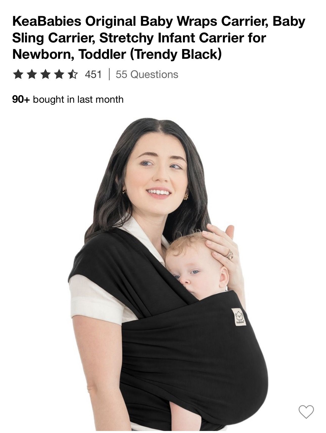Keababies Baby Wrap Carrier