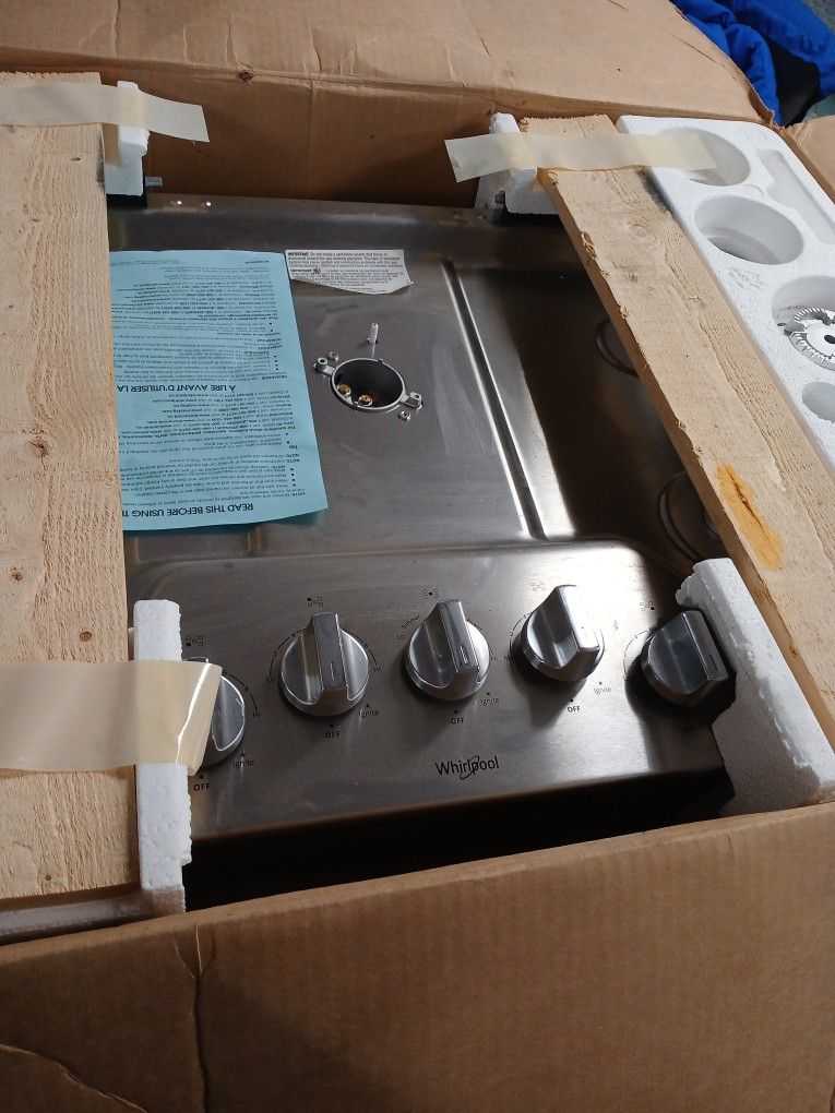 Whirlpool Gas Stove Top NEVER USED
