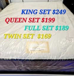 Brand New !! Queen set $199 (( Mattress And Box Spring ))