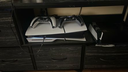 PlayStation 5 Console with Two Controllers