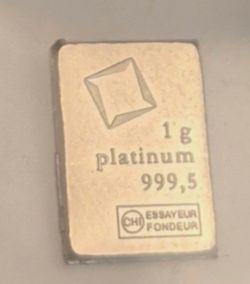 Platinum 1 Gram 999 pure