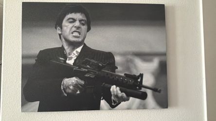 Scarface wall frame