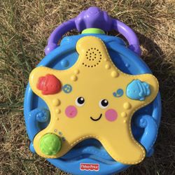 Fisher Price Ocean Wonders Take Along Portable Projector Soother Starfish Works