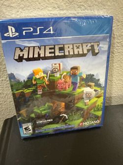 New With plastic wrapper Minecraft PS4 Video game