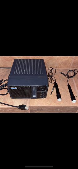 ANCHOR portable PA (public address) SPEAKER and microphone AN-130 FiRM PRICE $24 firm price