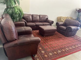 Genuine Leather Sofa for Sale in Dallas, TX - OfferUp