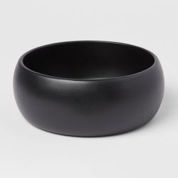 Acacia Modern Serving Bowl Black - Threshold