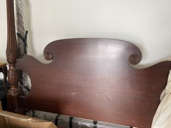 Antique plantation rice bed full