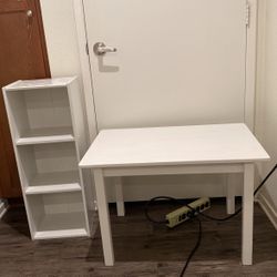  Table and Cabinet