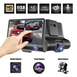 4.2 Inch Touchscreen 2 Cameras  Dash Cam Recorder 