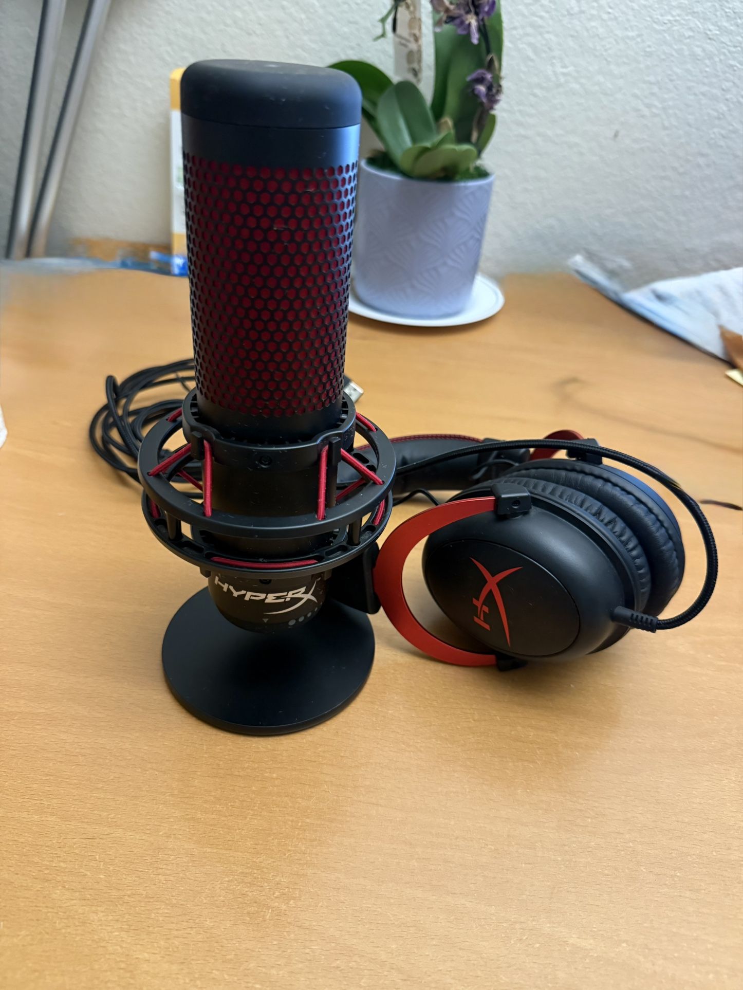 HyperX Headphones and Mic