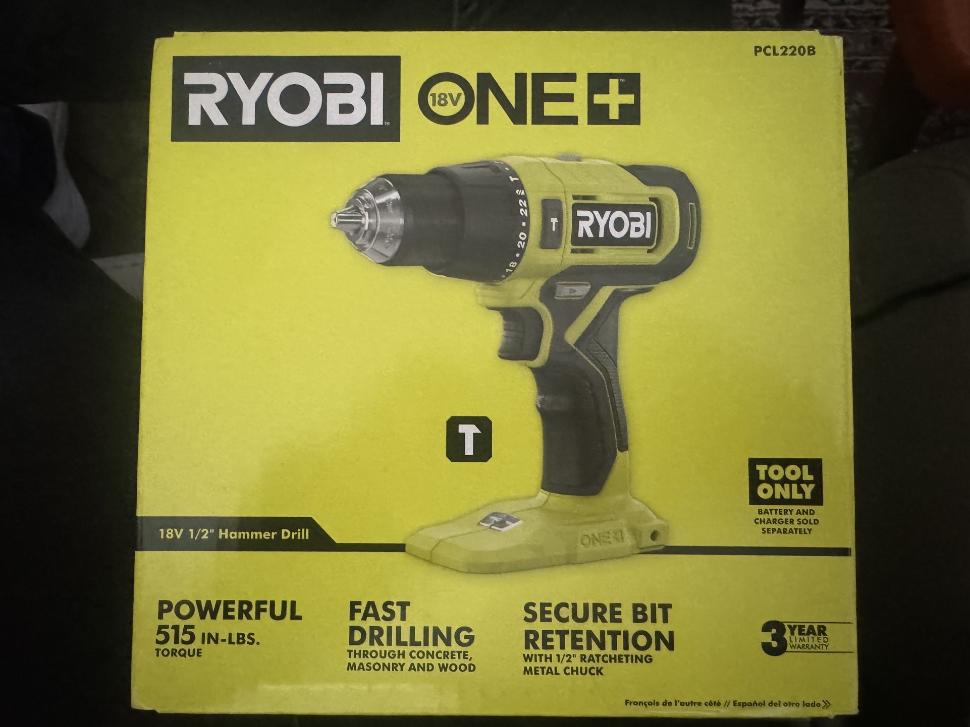 RYOBI ONE+ 18V Cordless 1/2 in. Hammer Drill