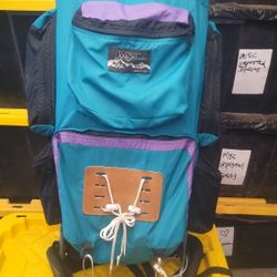 Vintage 90's* Jansport external frame backpack* large* 33" frame