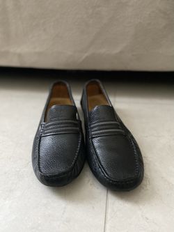 Mens Pebble Leather Moccasins 9D 