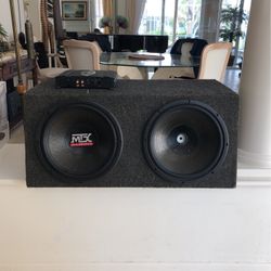 12” MTX Subs And Box