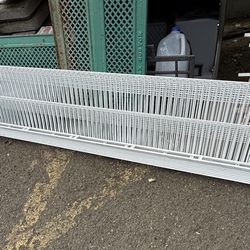 Rubbermaid 8ft Closet Wire Shelves-New