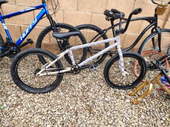 BMX Bike with Splatter Paint Frame