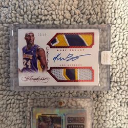Kobe Bryant Signed Cards 13/15 Panini Authentic And More