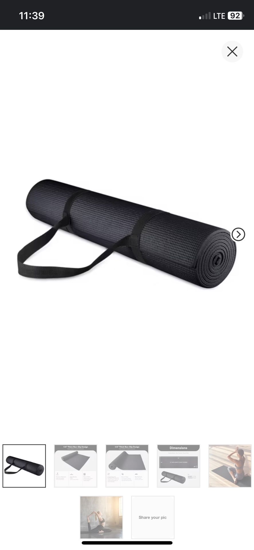 Yoga Mat Thick Non Slip