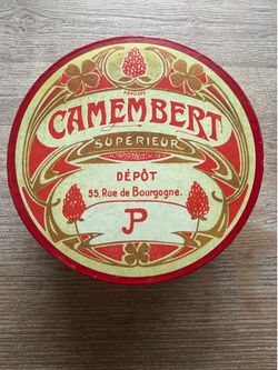 Camembert cheese plates