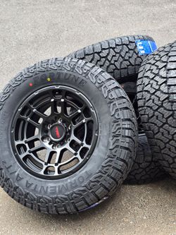 Brand new 17" Toyota TRD Pro replica wheels with tires