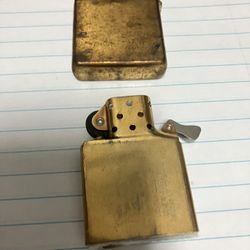 Brass zippo lighter vintage